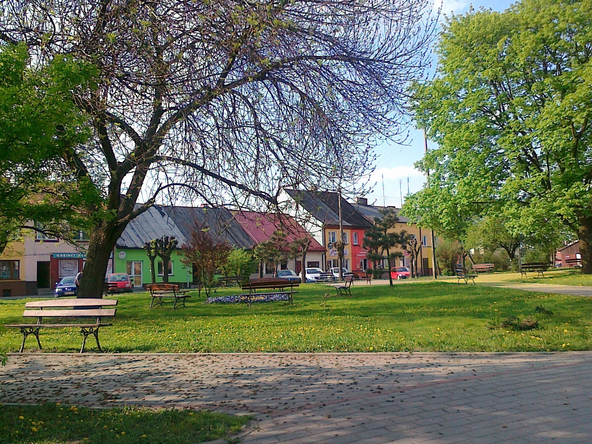 Biała Rawska - W centrum miasteczka Biała Rawska